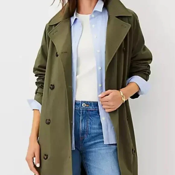 Double Breasted Trench Coat - Picture 3 of 6